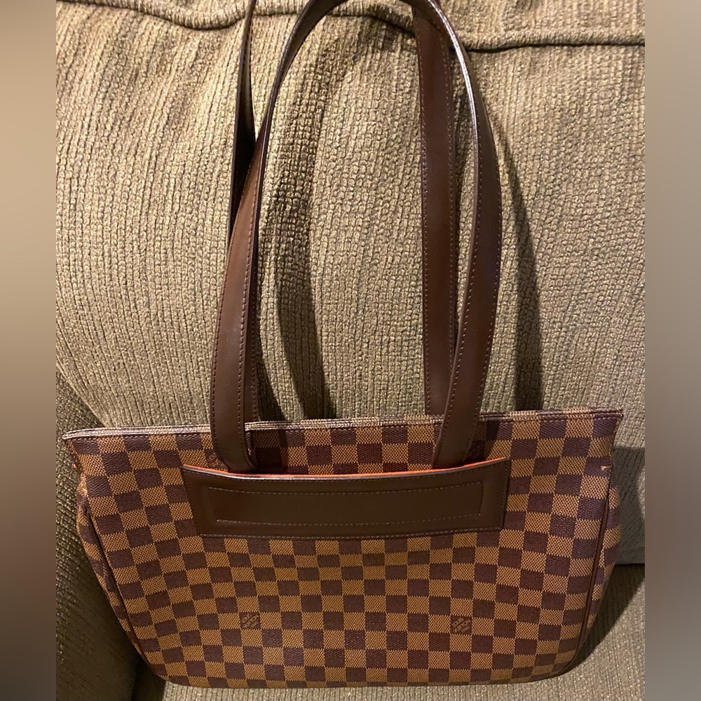 Authentic Louis Vuitton Parioli Damier Ebene Tote Bag Great Preloved Condition ✨ - Picture 2 of 6